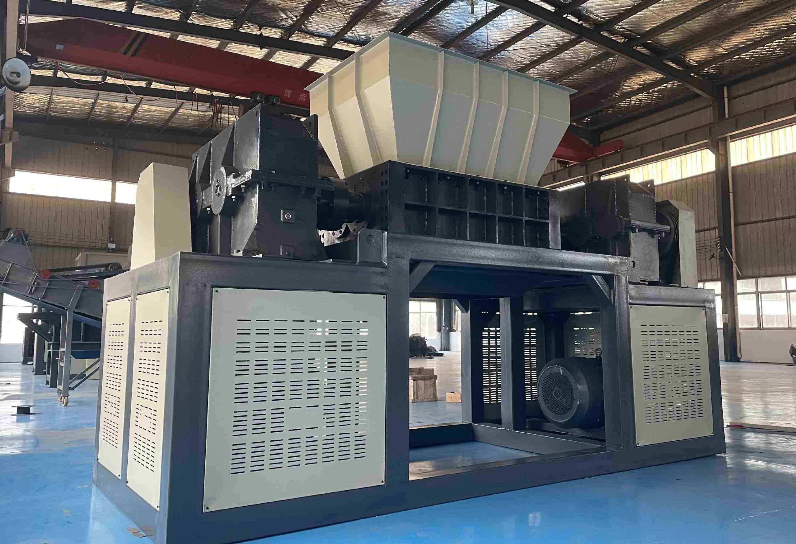 Cable Textile Shredder Machine Tyre Recycling Machine Shredder