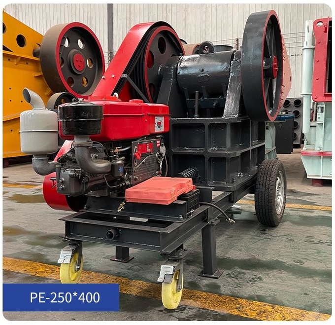 Granite Stone Jaw Crusher Machine Diesel Jaw Crusher PE 250x400