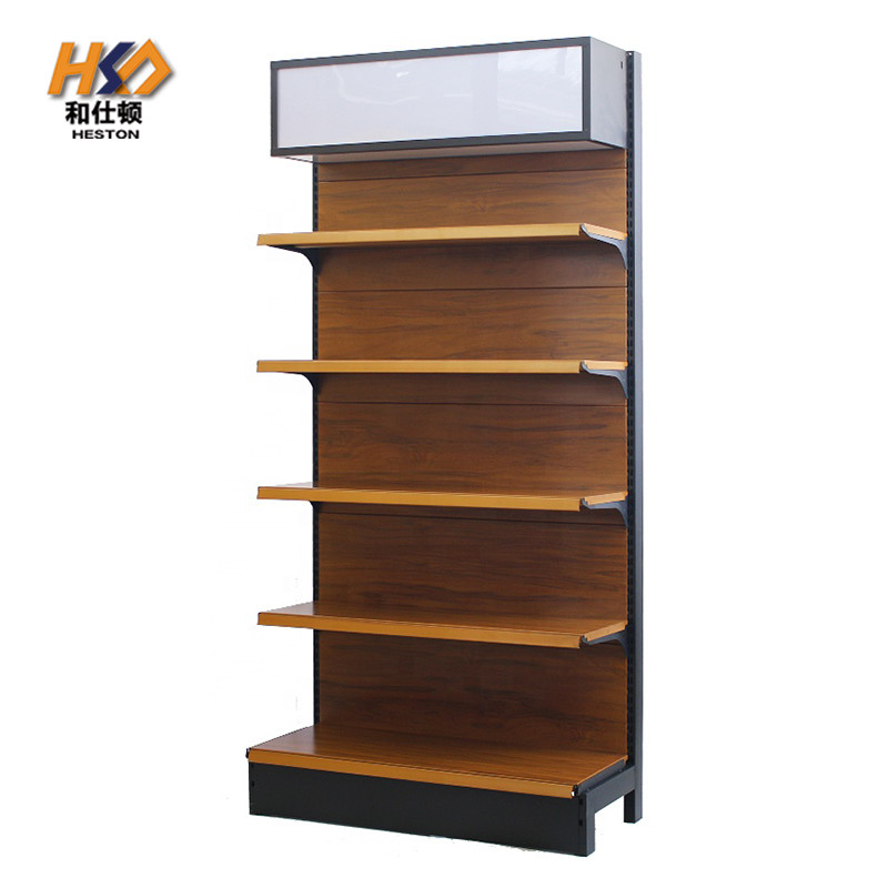 5 Layers 80KG Supermarket Shelf Rack Single Side 900MM Gondola Supermarket Steel Shelf