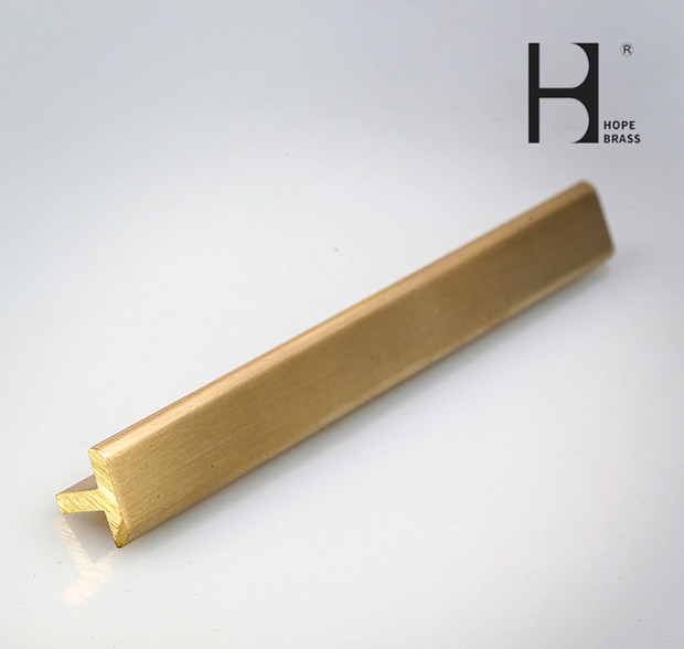 Golden Fadeless Brass T Shaped Channel C28000 T Section Tile Trim