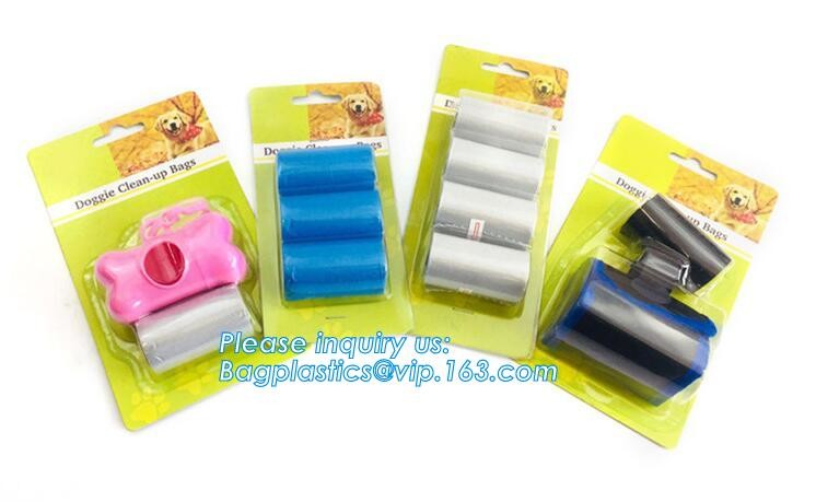 10 Rolls/150Pcs Plastic Pet Dog Waste Bags 33 * 22cm Durable Trash Cleaning Bag, cornstarch based compostable pet waste