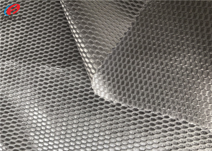 Bright Snake Skin Sports Mesh Fabric Polyester Knitted Fabric For Basketball Shorts