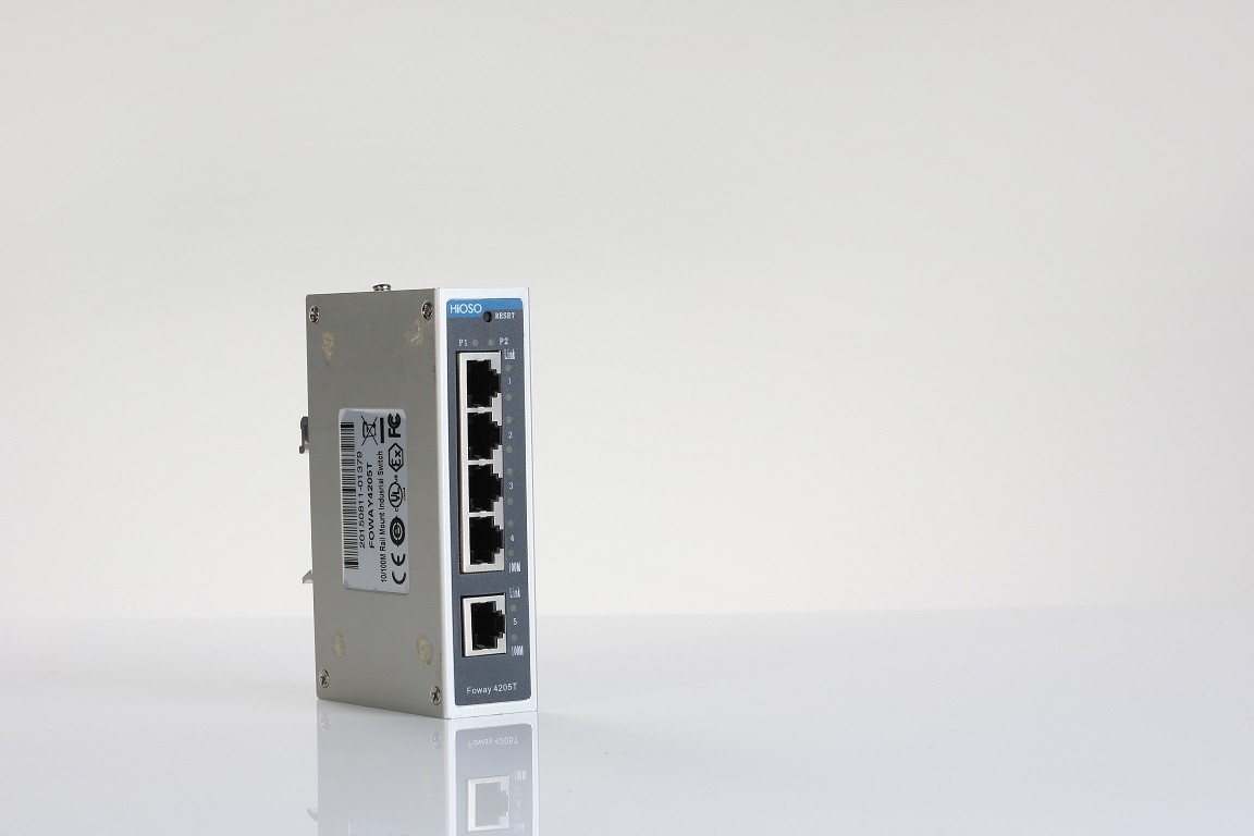 HiOSO 10/100M RJ45 5 Port Industrial Ethernet Switch Din Rail