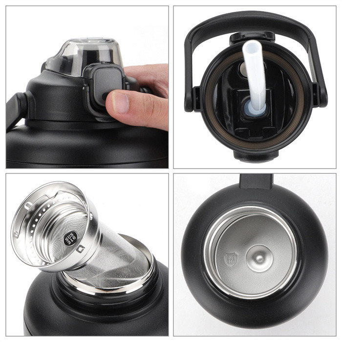 Gym Outdoor Activity Vacuum Sports Bottle With SS Lid
