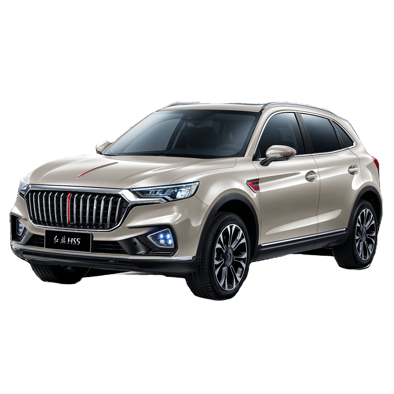 2023 Hongqi HS9 SUV 2.0T 210km/h Fast Speed Gasoline Car 165 KW Engine Battery capacity kWh / Engine KW 165