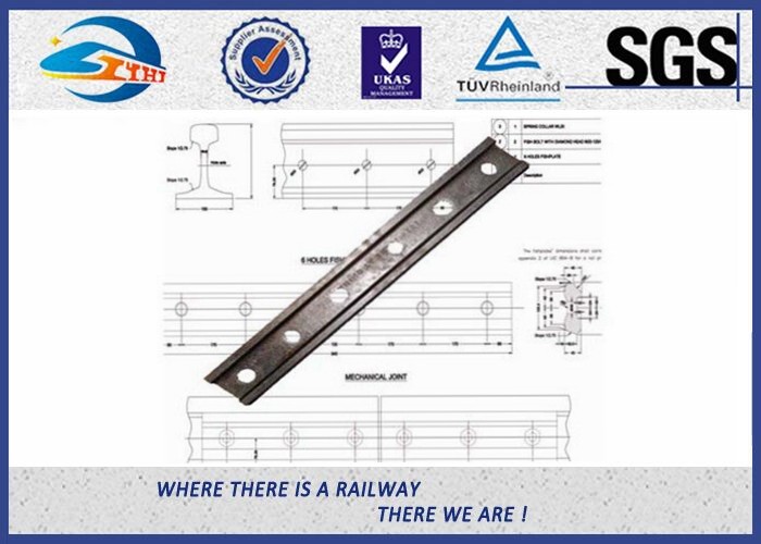 4 Hole Or 6 Hole Railway Fish Plate Fishplate Railroad Fish Plate