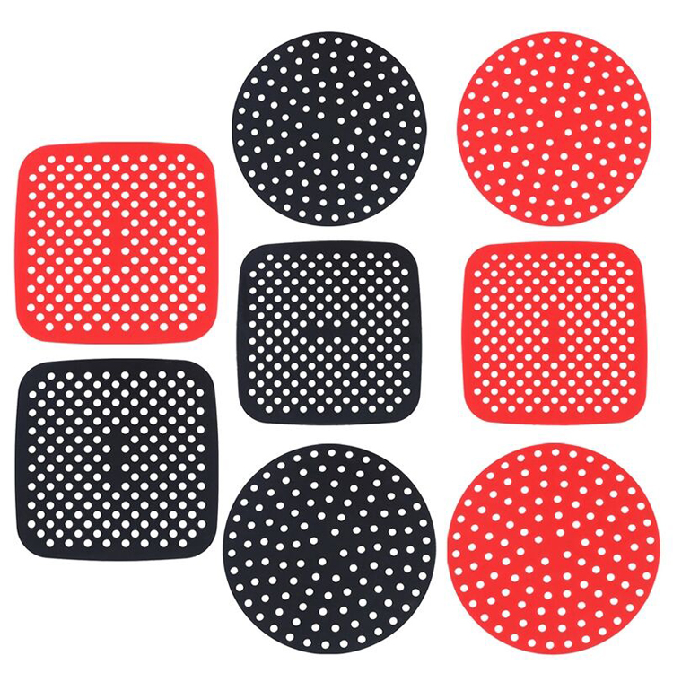 Oil Proof Silicone Kitchen Tool Air Fryer Liners Non Stick Foldable Customized