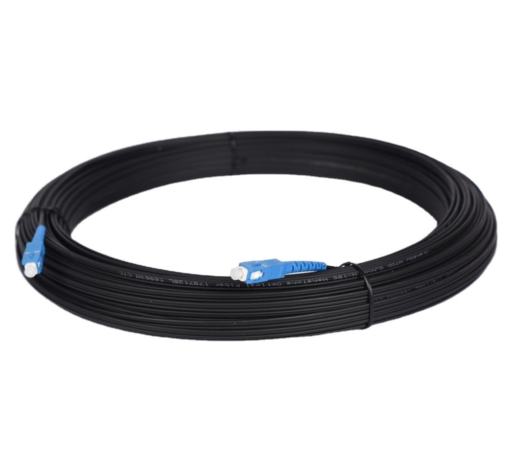 GJYXFCH-1B6-SM 200M 1 core 2mm*5mm FRP Steel wire Indoor Outdoor Fiber Patch Cord FTTH Fiber Optic Cable