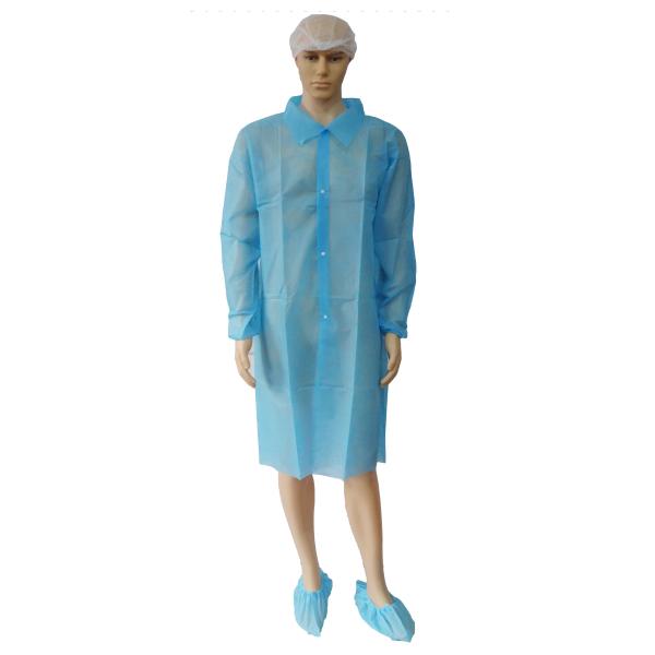 25-50gsm Disposable Lab Coat Production Phase About 7-15 Days