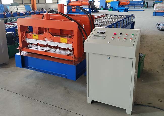 High Build Roofing Sheet Roll Forming Machine 12 Forming Steps With PLC Automatic Program
