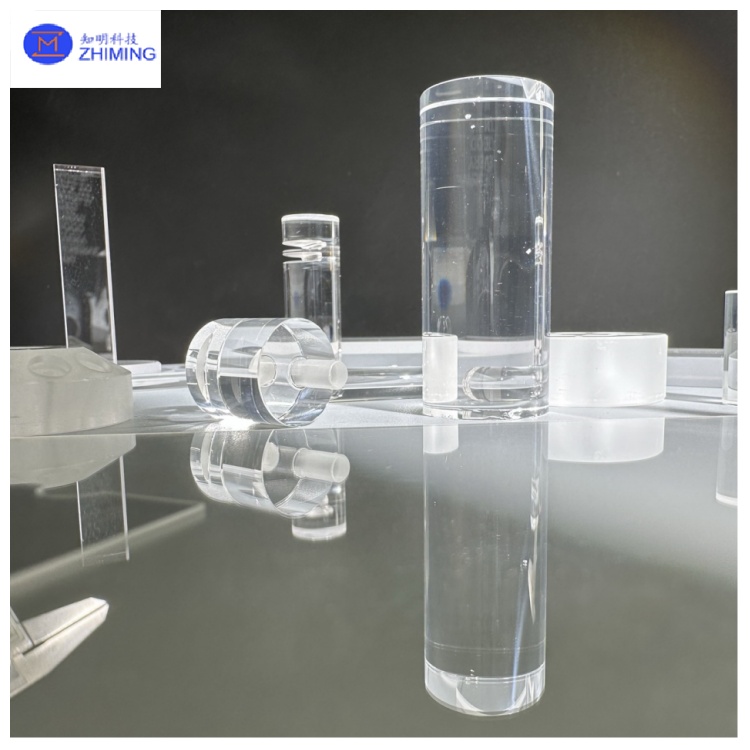 Sapphire Window Crystal Glass Lens Substrate Al2O3 Customized Irregular Shape High Light Transmission