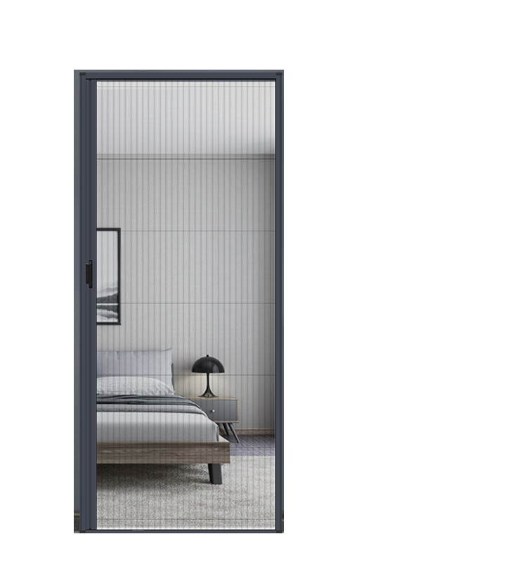 18X18 Plisse Insect Screen , Black Fiberglass Window Mesh Modern