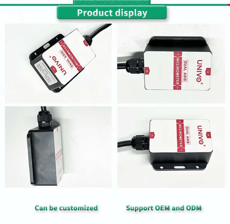RS232 RS485 CAN Inclinometer Sensor for X-Y Measurement in Industrial Applications