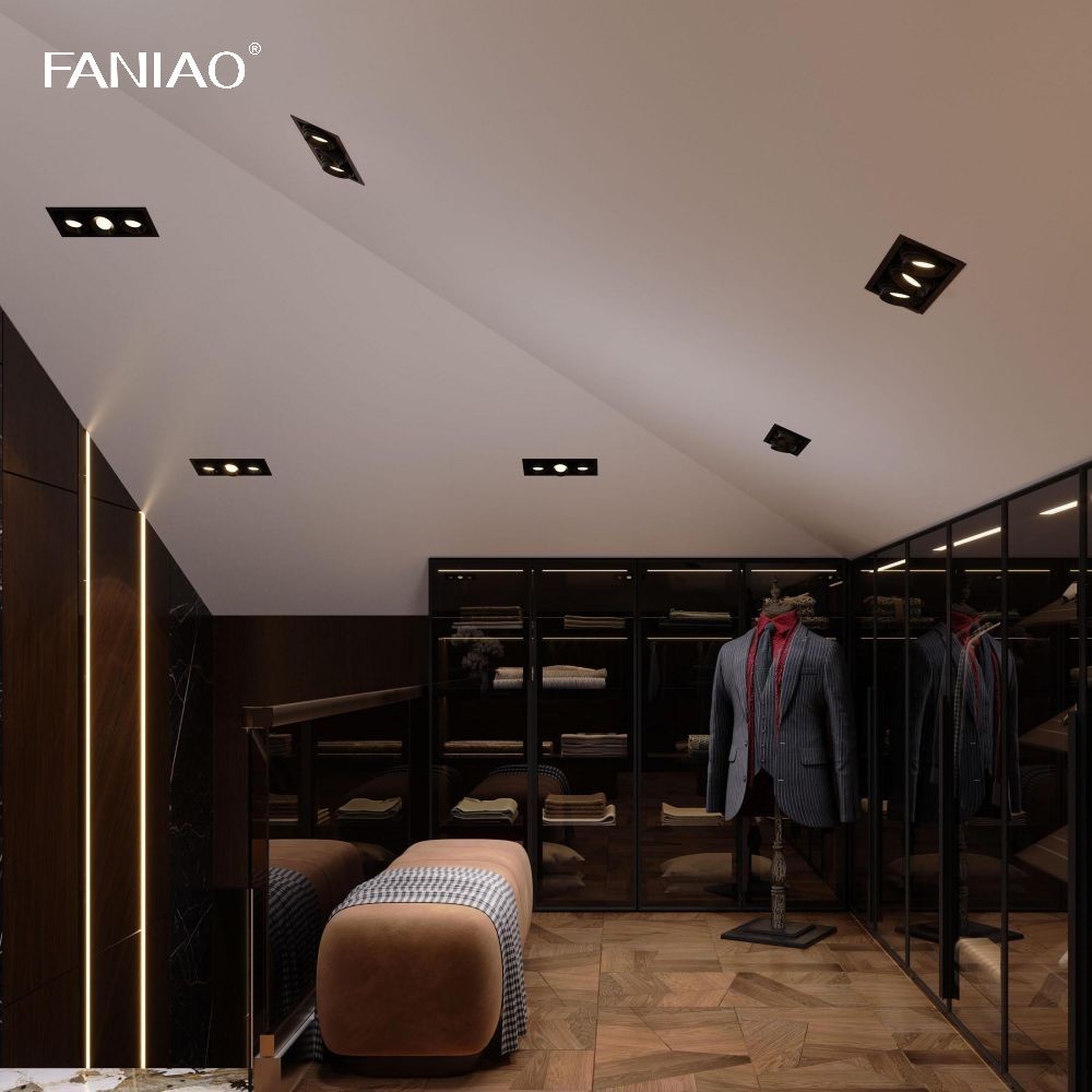 Customized Bedroom Walk-In Portable Wardrobe Closet Modern Wooden Wardrobe Room Cabinets