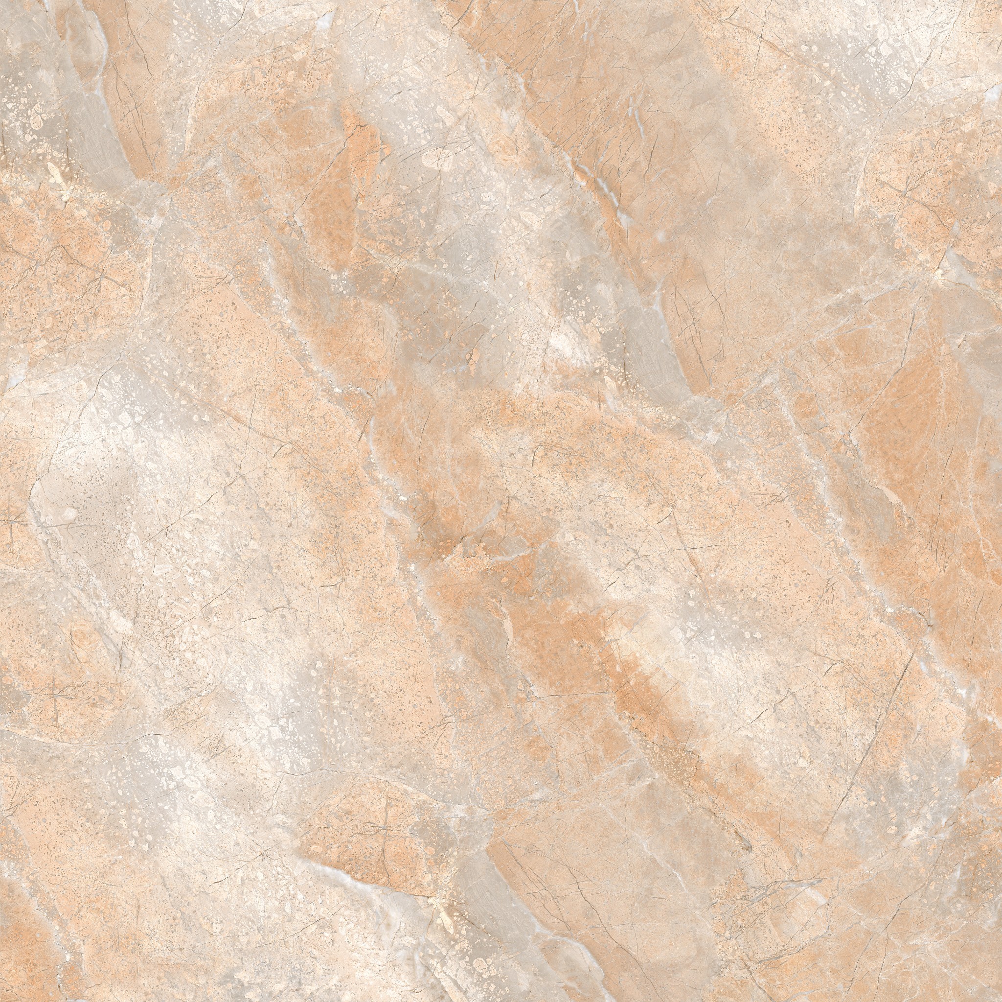 Brown Waterproof And Non - Slip 1200x1200mm Polished Sintered Stone Slabs For Apartment Rebuilding