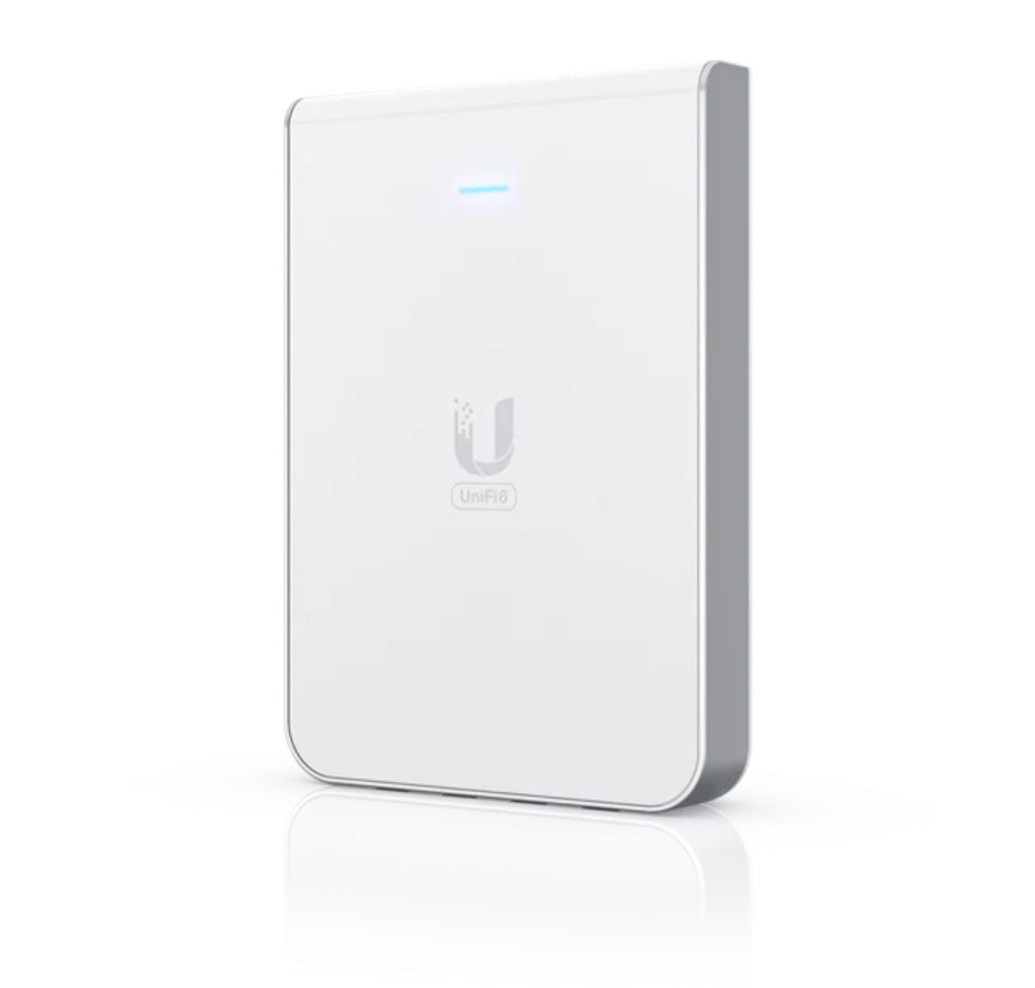 UniFi Wall Mounted WiFi 6 Access Point Built-In PoE Router Wireless Speed 2.4GHz