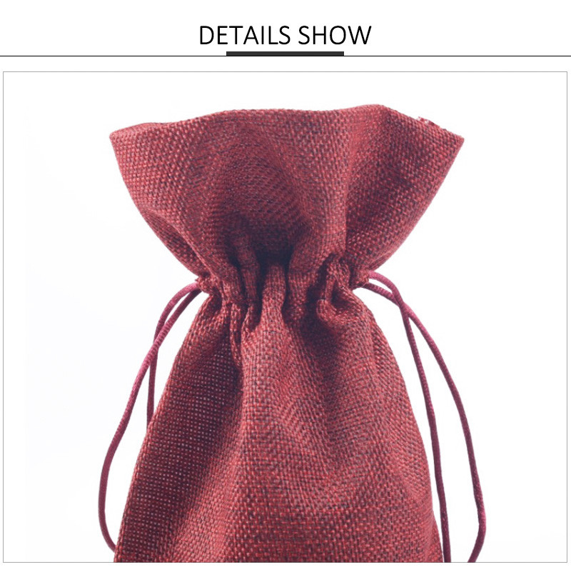 Luxury Cotton Water Glass Cooler Wine Bottle Sleeve