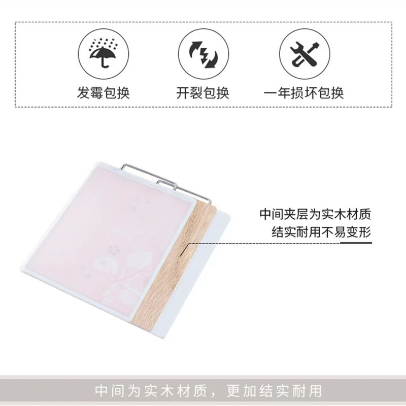 Thickened hygienic Plastic Chopping Board With Handle