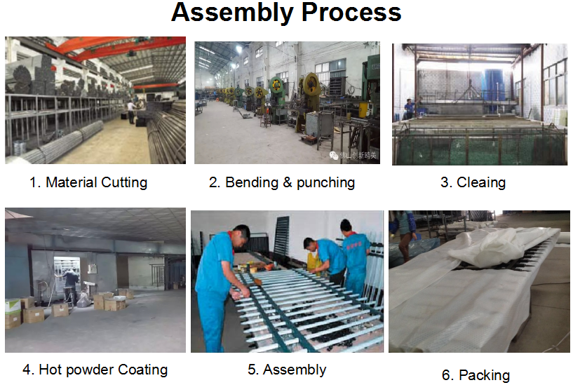 Customized Powder Coating Steel Fence and Steel Gate Designs