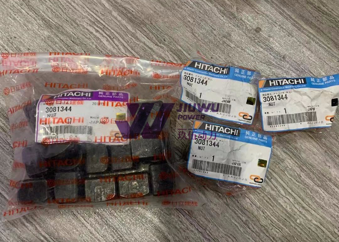 HITACHI ORIGINAL NUT 3081344 FOR EX300-5 ZX270-3 ZX330-3G JIUWU POWER