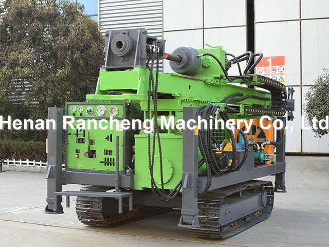 800m - 1400m Depth Hydraulic Core Drilling Rig Machine 118KW Engine 6 Cylinders