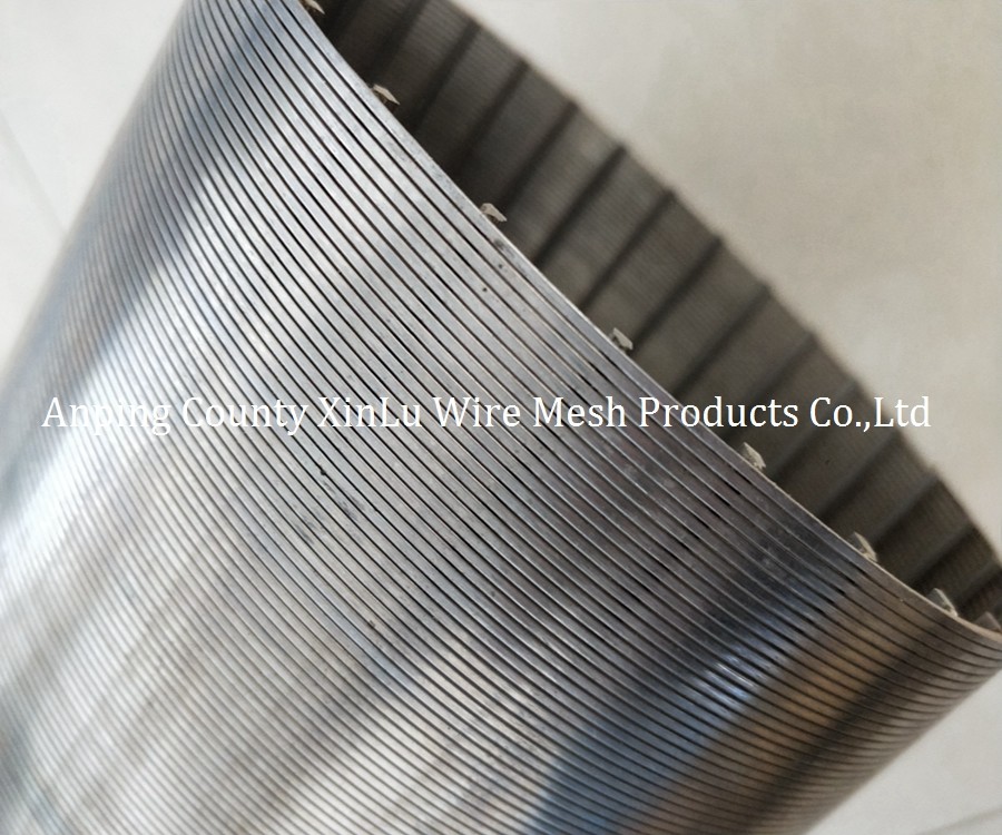 Stainless Steel 2205 Wedge Wire Screen Tube with 219mm Johnson Water Well Screen Pipe