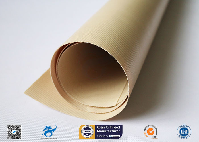 Multi Color PTFE Coated Glass Cloth / Insulation PTFE Coated Glass Fabric