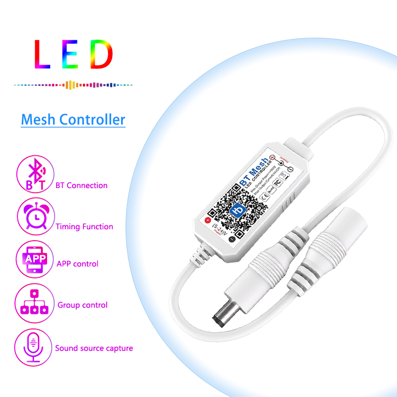 Single Color LED Strip Smart Controller Constant Voltage DC 5V 12V 24V