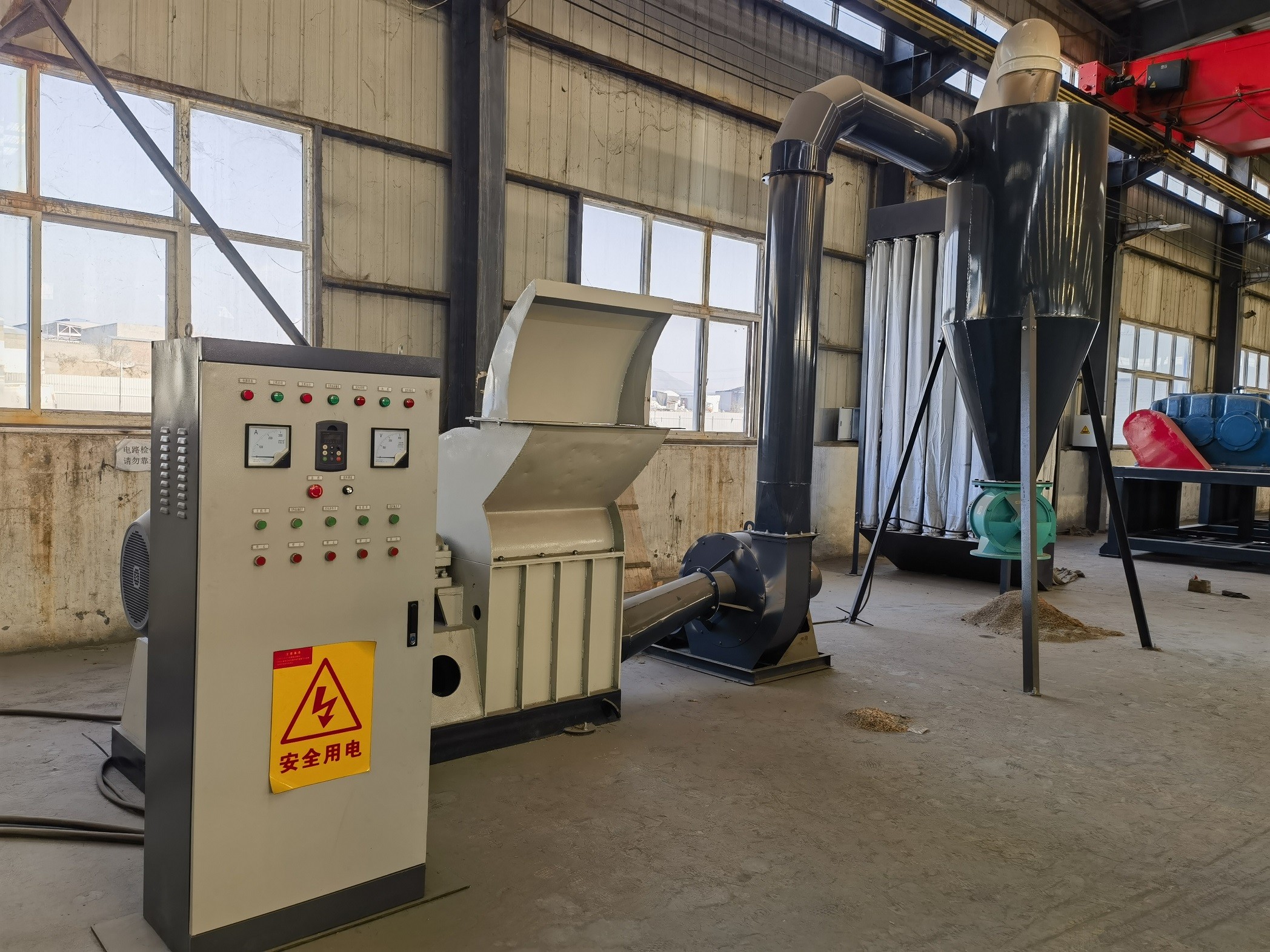 High capacity vertical ring die biomass pellet machine sawdust processing wood pellet machine with CE