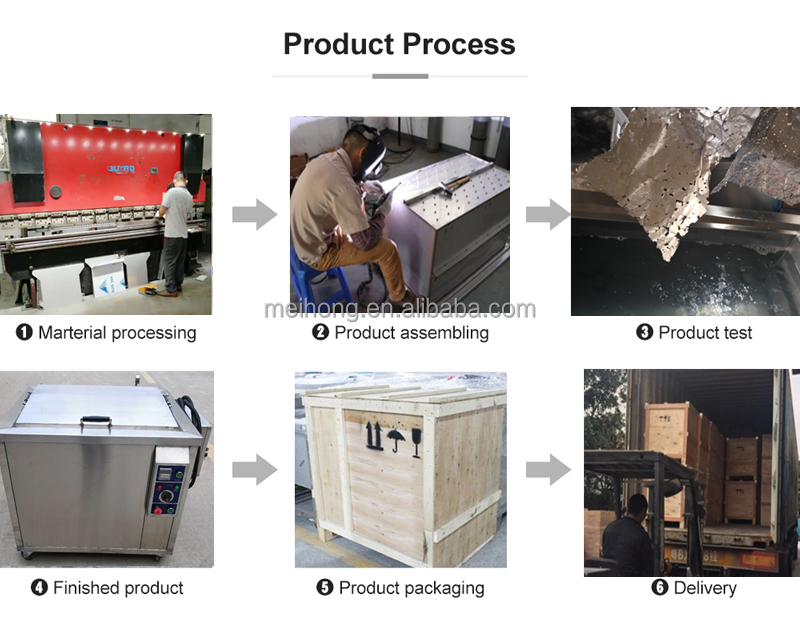 Single Phase Industrial Ultrasonic Cleaner 61L Metal Parts Ultrasonic Cleaner