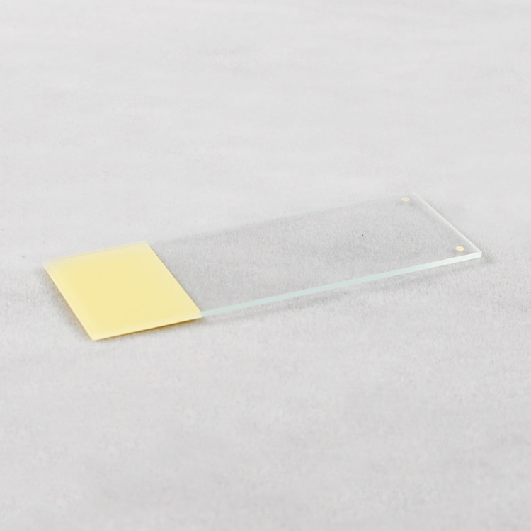 Glass CE ISO Microscope Slides Cover Slips Lab Use Yellow Frosted Edge