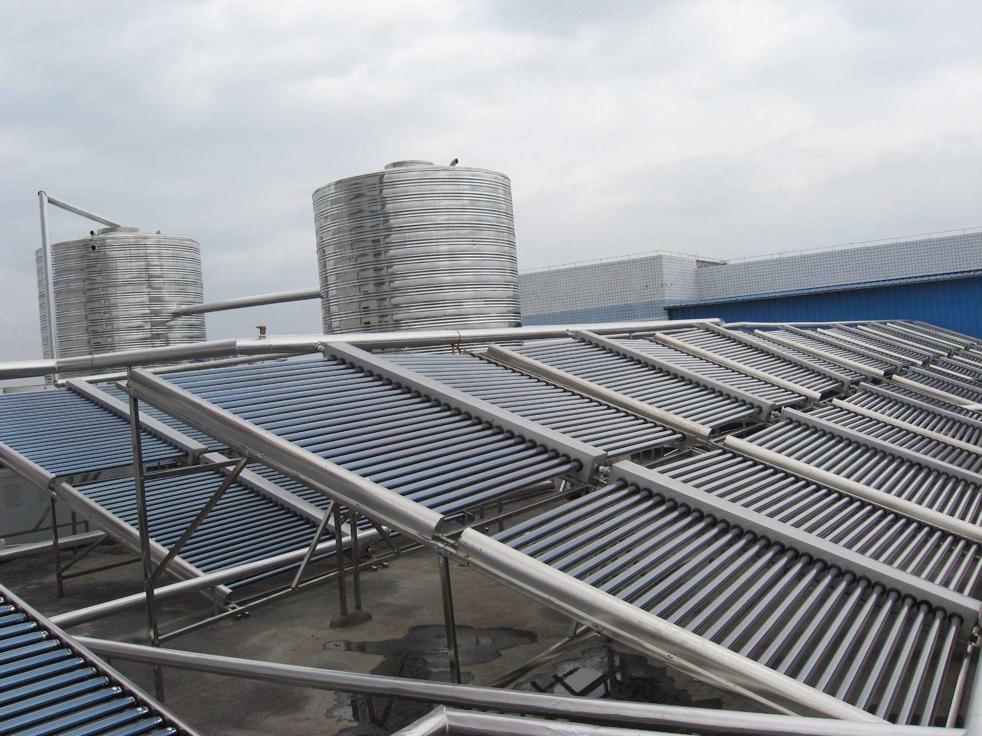 Stable Evacuated Tube Solar Collector , Evacuated Heat Pipe Solar Collector