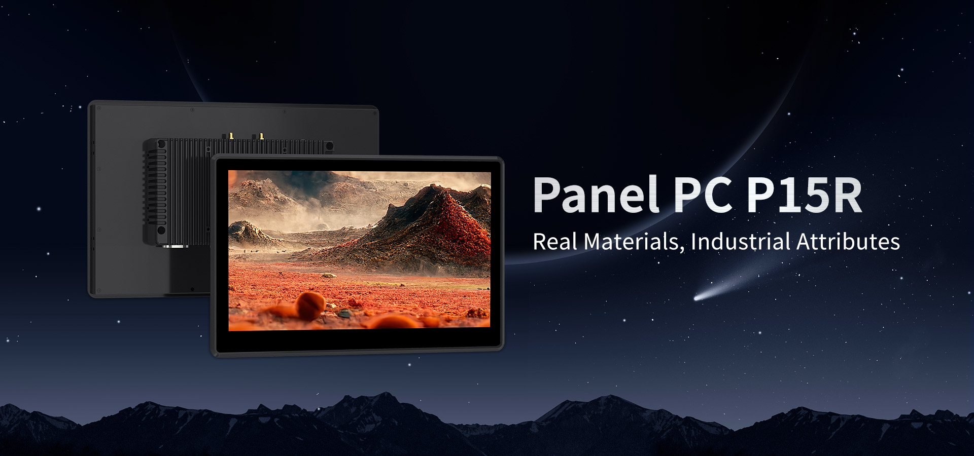 ONERugged P15J 15-Inch Industrial Rugged Fanless Touchscreen Panel PC Wall-Mounted