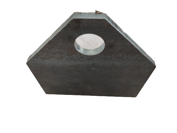 ASTM A36 Steel Roller Wheel Side Plate Roll Off Wheel Bracket