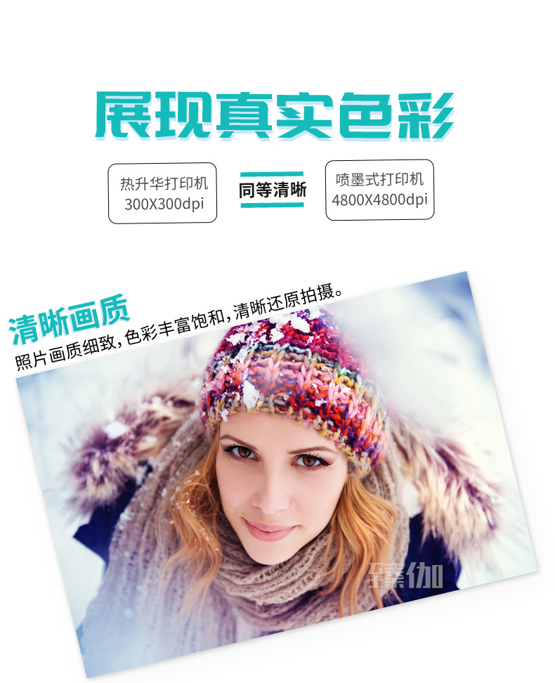 8 inch 15.2*20.3cm Paper Size YMCO Heat Sublimation Photo Printer P525L with USB Interface