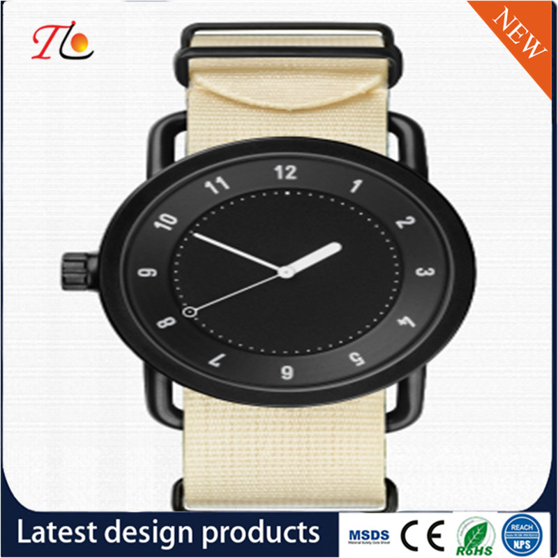 Wholesale Woven Watch with Alloy Case and Custom Logo Fashion Watch Woven Strap Movement Watch Sport Watch