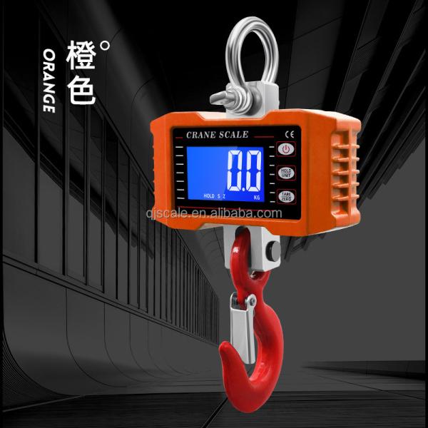 Digital LED Crane Weigh Scale Division 0.1/0.2/0.5kg Lightweight LCD Luggage Weighing Scales with Customization Support