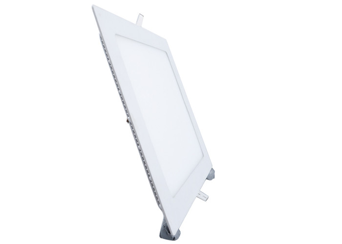 Square Recessed LED Slim Panel With Cool Light High Temperature / Compression Resistance