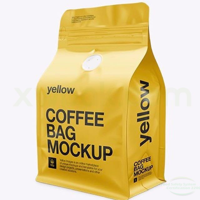 Aluminum Foil Coffee Packing Bags With Zipper Stand Up Pouch 49 X 32 X 27cm