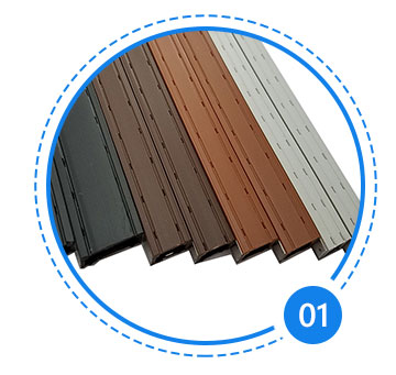 Aluminum Tilt Turn Window and House Doors Connector Plastic Georgian Bar Flower Design