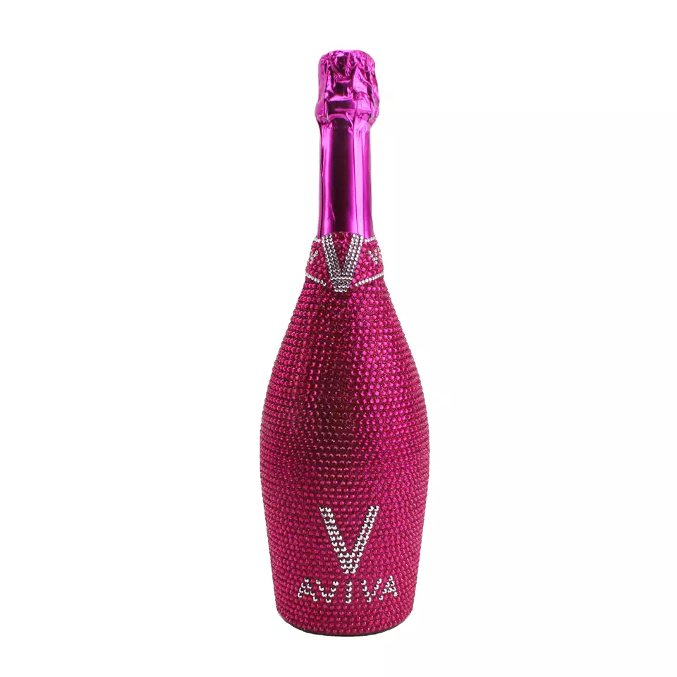 Decal Surface Handling 750ml Glass Bottle for Champagne and Rum in Custom Color