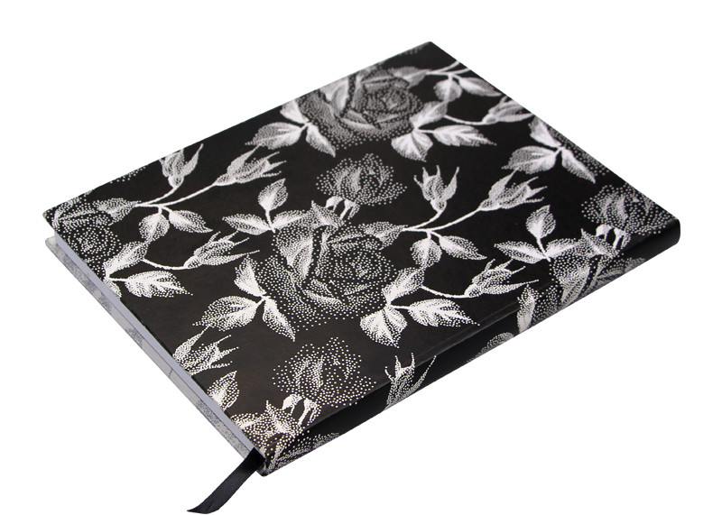 Hard Back Personalised A5 Notepads Pages Ruled Black Custom Printing