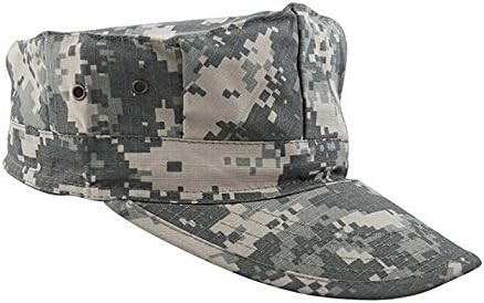 Octagonal Military Camouflage Cap Sun Hat Military Army Hat Woodland Camo Outdoor Tactical Octagonal Cap Fishing Hik