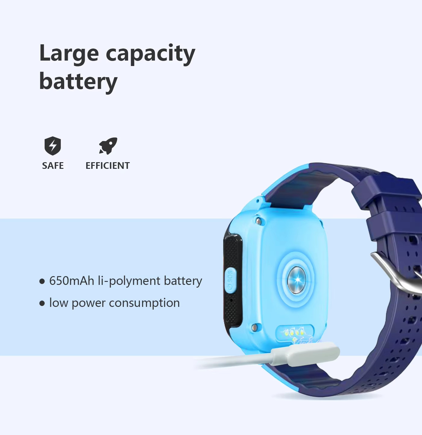 IP67 Waterproof Gps Tracker Watch Alarm Clock LT25 For Kids 240x240