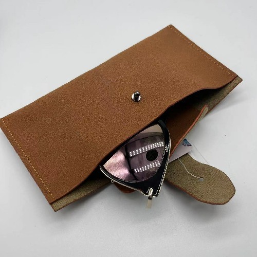 Packaing Vintage PU Leather Pouch Bag Soft Sunglass Case Holder