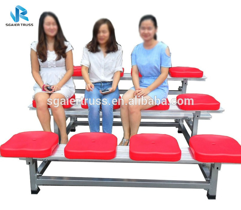 Stadium Sports Field Temporary Bleachers Grandstand Tribune Stands Outdoor Demountable Sport Courts Bleachers