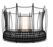 CHina Supplier Small Outdoor Round Trampoline with Enclosure Samll Bungee Trampoline With Safety Net