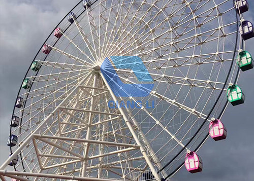Popular Amusement Park Ferris Wheel / Safety 30m Big Observation Wheel