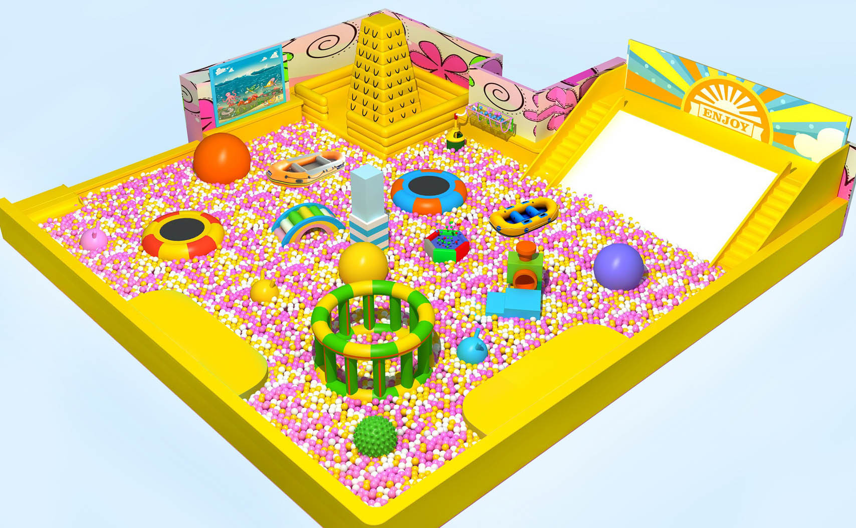 2019 best selling indoor playground kids play centre ball pool indoor play place