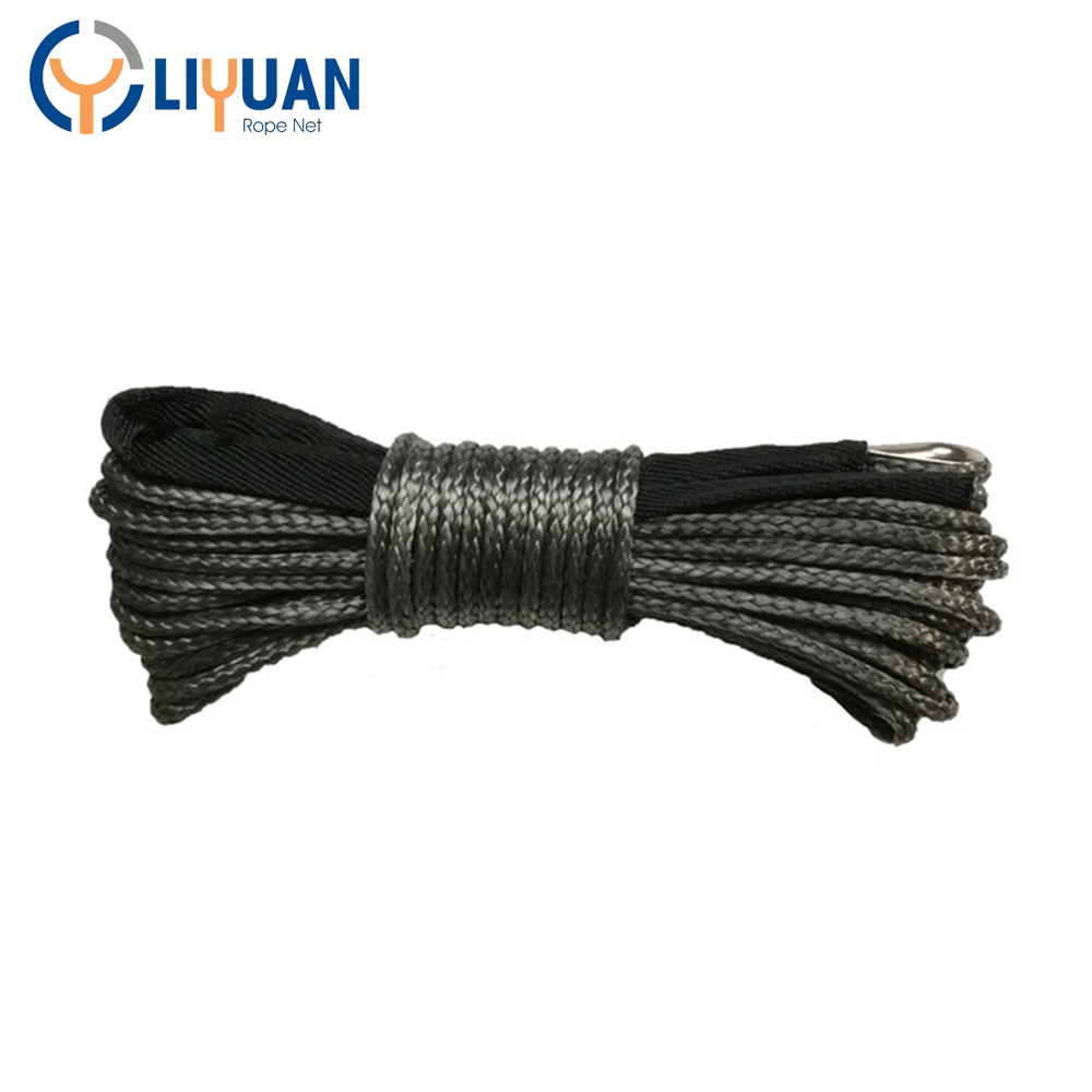 12mm 100m UHMWPE Synthetic Winch Rope for Heavy Duty and Industrial Applications